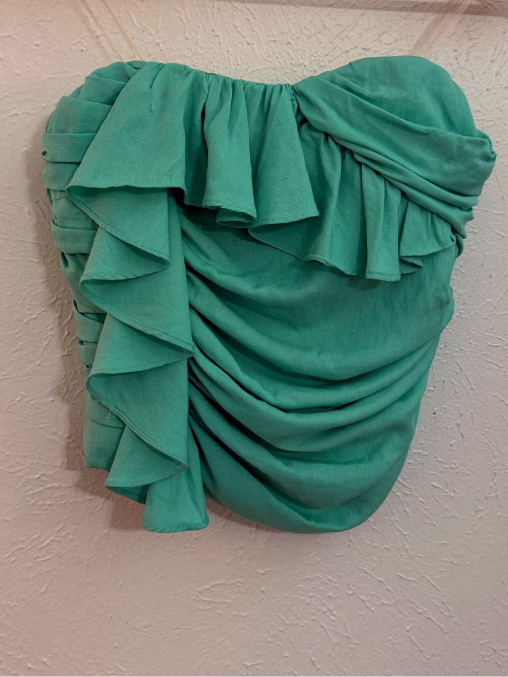 DO + BE Strapless Light Blue Top